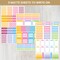 bloom daily planners Sticker Sheets, Color Coding Pack